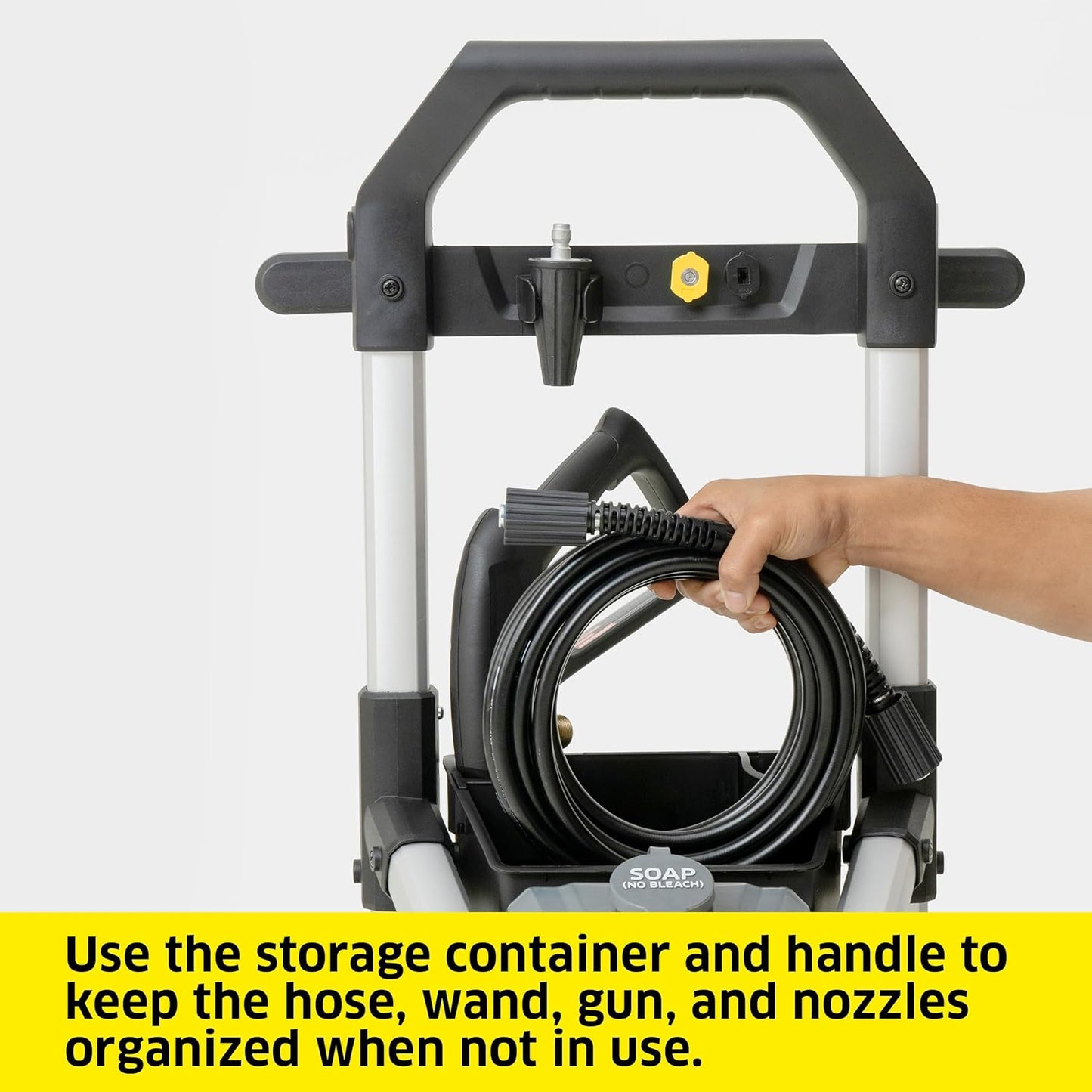 Kärcher Electric Pressure Washer K1700, 2125 PSI Max Pressure, 3 Nozzles, Detergent Tank, 1.46 GPM Max Flow